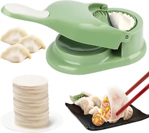 Teigtaschen Maker, Dumpling Maker 2-in-1-Knödelformdruck Teigtaschen Former,Teig - Bild 1 von 7