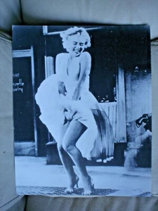 1 X MARILYN MONROE GLOSSY PICTURE PUB 1989 BY CLASSICO 25 X 20 CM / SAM SHAW - Imagen 1 de 3