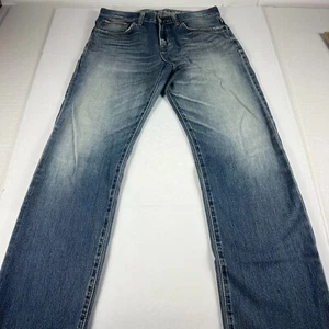 Edwin Selvedge Jeans Men 32* Straight Blue Faded Chinch Back Cotton Denim Tag 30 - Picture 1 of 23