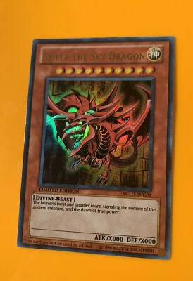 YuGiOh! Slifer the Sky Dragon - LC01-EN002 - Limited Edition - Ultra Rare - Image 1 of 4