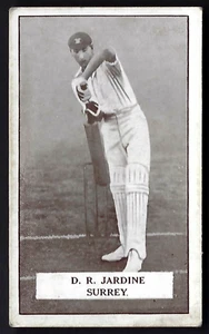GALLAHER - FAMOUS CRICKETERS - #62 D R JARDINE, SURREY - Picture 1 of 2