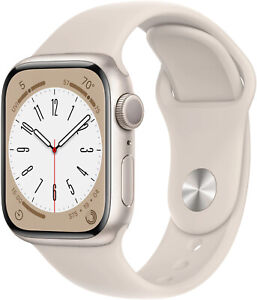 Apple Watch Series 8 41mm GPS Aluminiumgehäuse polarstern - Zustand akzeptabel