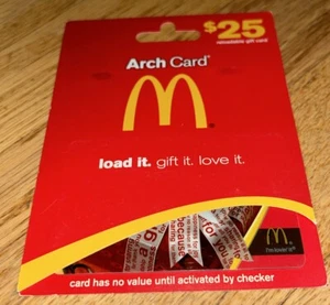 2006 Vintage McDONALDS ARCH CARD (NO VALUE) Collectible w/ Original Hanger #2 - Picture 1 of 3