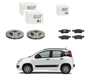 Dischi Ventilati + Pastiglie Pattini Anteriori Fiat Panda 312 - Imagen 1 de 8