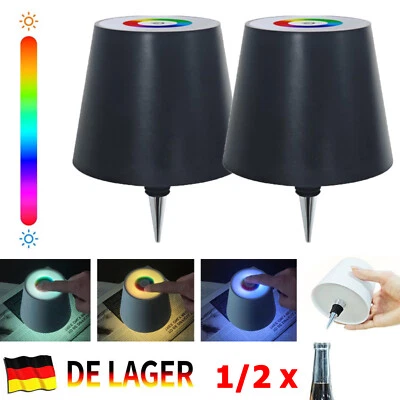LED RGB Flaschenlampe Dimmbar Touch Akku Flaschenlicht Kabellose Flaschenlichter - Bild 1 von 4