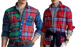 Polo Ralph Lauren Men's Classic Fit Long Sleeve Plaid Flannel Shirt NEW - Picture 1 of 20