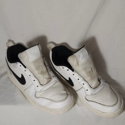 Nike Court Borough Low White Black 838937-100 Men's Shoes Size 8 - Image 1 of 4