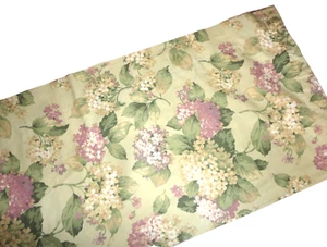 CENEFA MARTHA STEWART TOWN & COUNTRY HORTENSIA FLORAL VERDE CIRUELA (1) 17x83 - Imagen 1 de 6