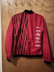 Air Jordan Red/Black Bomber Windbreaker Jacket (medium) - Picture 1 of 2