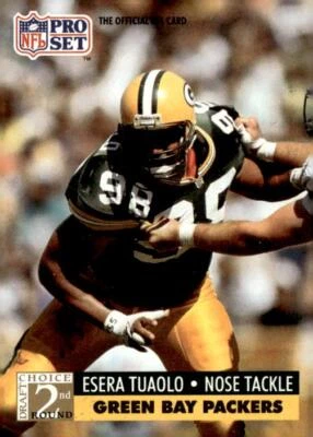 1991 Pro Set #764 Esera Tuaolo - Image 1 of 2
