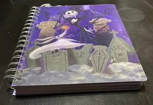 Disney Pesadilla Antes De Navidad Cuaderno Espiral Diario Papel Forrado Nuevo - Imagen 1 de 8