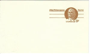 Postcard - USA - 1975 - John Witherspoon - Patriot - Mint - #116 - Picture 1 of 2