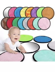 Inbeby 16 Set Round Sensory Mini Mats Textured Sensory Tiles - Picture 1 of 7