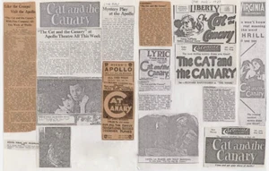 1927 DIE KATZE UND DER KANARIENVOGEL STUMMFILM AUSSCHNITTE REZENSIONEN ANZEIGEN PAUL LENI - Bild 1 von 3