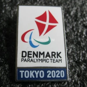 2020 Tokyo Summer Olympic Denmark Dated Paralympic Team Pin - Imagen 1 de 1