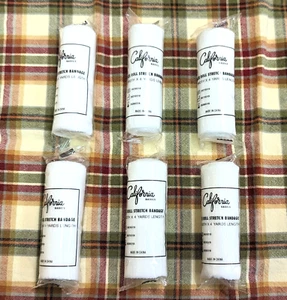 6 Gauze Bandage Rolls 4" Wide 4 yds Stretchable Rolled Gauze Wrap 6 count - Bild 1 von 5