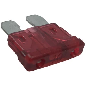 Paquete de 50 amperios rojo estándar ATC ATO hoja fusible 10A automóvil camión SUV - Imagen 1 de 5