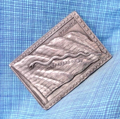 Dont Tread On Me Hebilla de Cinturón Liberty Freedom Gadsden De Colección Años 70 Bergamota .QRT823 Foto 1 de 4