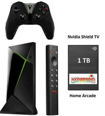 Nvidia Shield TV 2019 Gaming Controller & 1TB HDD Retro Gaming Setup used - Image 1 of 4