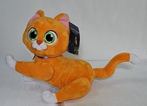 Disney Store Pixar Sox Plush 14" Buzz Lightyear Robot Kitty Cat Orange Jointed - Picture 1 of 16
