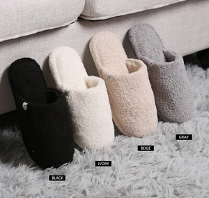 ComfyLuxe Solid Color Slippers - Picture 1 of 10