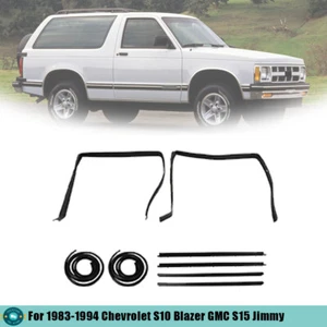 Fit For 1983-1993 1994 Chevrolet S10 Blazer GMC S15 Jimmy Door Seal Kit Black - Picture 1 of 11