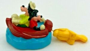 Vintage 1995 Burger King Kids Club Disney Goofy and Max Gone Fishing Wind-up Toy