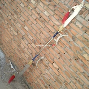 Ventas exclusivas Wushu Espadas tradicionales sol y luna cosas chinas de entrenamiento largo - Imagen 1 de 5