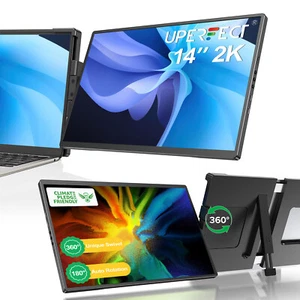 Portable Monitor 14 inch Laptop Screen Extender 2240x1400 2K IPS USB-C HDMI - Picture 1 of 8
