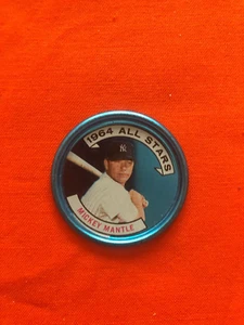 1964 Topps Coins #131 Mickey Mantle All Stars Sin precio base - Imagen 1 de 4