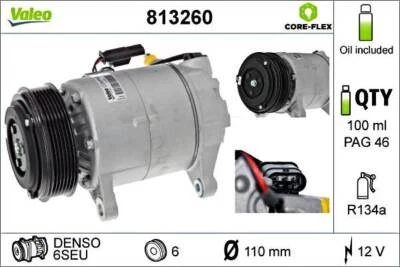 VALEO AC Compressor For BMW 7 X1 X2 MINI Clubman Countryman 10-20 64529295050 - Изображение 1 из 4