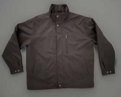 London Fog Men’s XL Black Quilted Lined Full Zip Jacket H20 Resistant Outerwear - Image 1 of 4