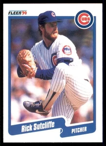 1990 Fleer #43 Rick Sutcliffe - Picture 1 of 2