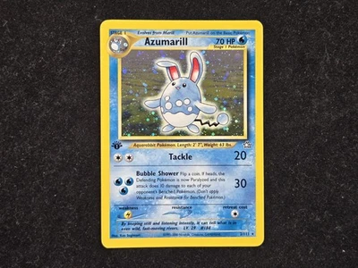 Pokemon Azumarill Neo Genesis 1st Edition Holo Rare 2/111 - Image 1 of 4