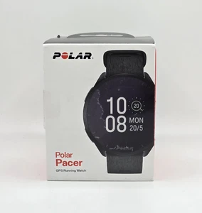 Polar Pacer Smartwatch Ultraleggero GPS Fitness Tracker per Runner Nero - S & L - Foto 1 di 7