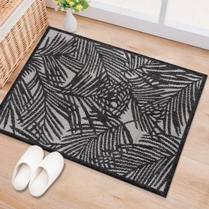 Rugshop Outdoor Rug Contemporary Palm Leaf Textured Indoor Outdoor Rug Patio Rug - Picture 1 of 39