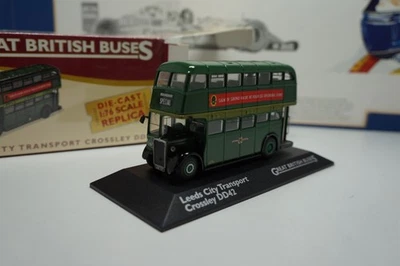 ATLAS EDITIONS -  CROSSLEY DD42 - LEEDS CITY  - 1/76 SCALE - GREAT BRITISH BUSES - Image 1 of 4