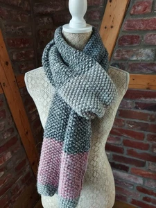 Langer Winter Wollschal Schal 28x210cm - Bild 1 von 8