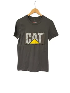 Neu mit Etikett CAT Caterpillar T-Shirt Arbeitskleidung entspannt Größe Herren Small grau Logo - Bild 1 von 2