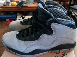 Größe 12 - Air Jordan 10 Retro Cool Grey, keine Flecken auf Wildleder-Obermaterial. EUC👍 - Bild 1 von 8