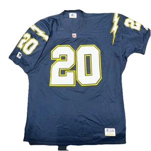 Vtg Pro Starter Natrone Means San Diego Chargers NFL Jersey Men's Sz 48/L 1995 - Picture 1 of 8