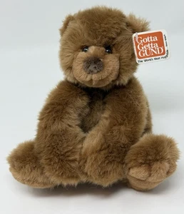 Gund Schatzi Brown Teddy Bear Plush Stuffed Animal Soft Toy Lovey 15021 6.5” - Picture 1 of 9