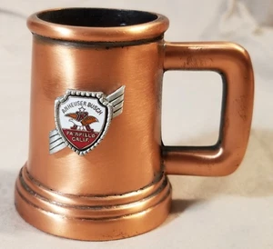 Anheuser Busch Mini Fairfield Calif. Copper Stein Mug - Toothpick Holder 2 3/8" - Picture 1 of 9
