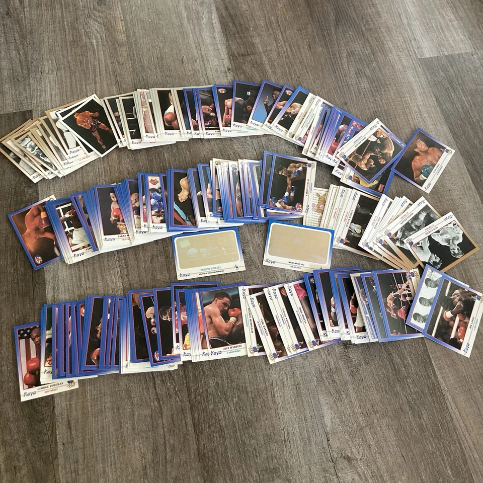 Vintage Sealed and Unsealed Lot Kayo boxing cards 90s - Image 1 of 4