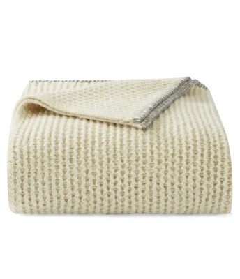 Manta tejida de masilla de brezo Vera Wang Home - 50" x 60" - venta al por menor $120 Foto 1 de 4