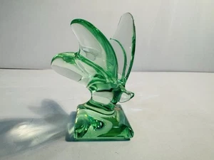 Seltene Baccarat Kristall Mintgrün Schmetterling Figur NEUWERTIG! - Bild 1 von 8