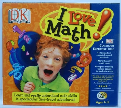 Video Game PC I Love Math NEW SEALED Jewel - Image 1 of 2