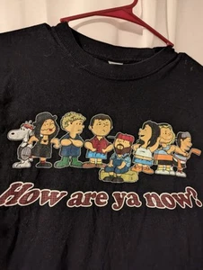 Peanuts Tshirt Charlie Brown Snoopy Lucy Pig Pen Lionel Chuck Hockey Party - Picture 1 of 7
