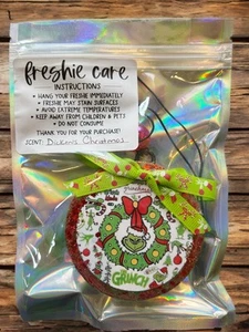 Ambientador colgante Car Freshie - Dicken’s Christmas - The Grinch - Imagen 1 de 1