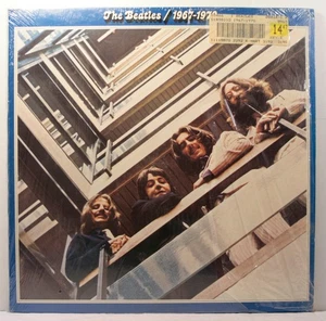 The Beatles 1967-1970 LP 1973 [Capitol SKBO-3404] Partial Shrink - Picture 1 of 6
